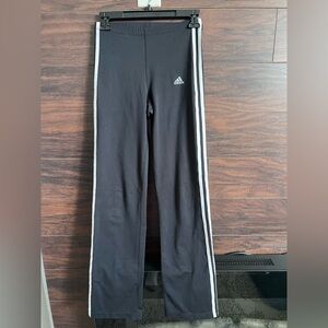 Adidas Women’s Black Slimming Pants with White Stripes